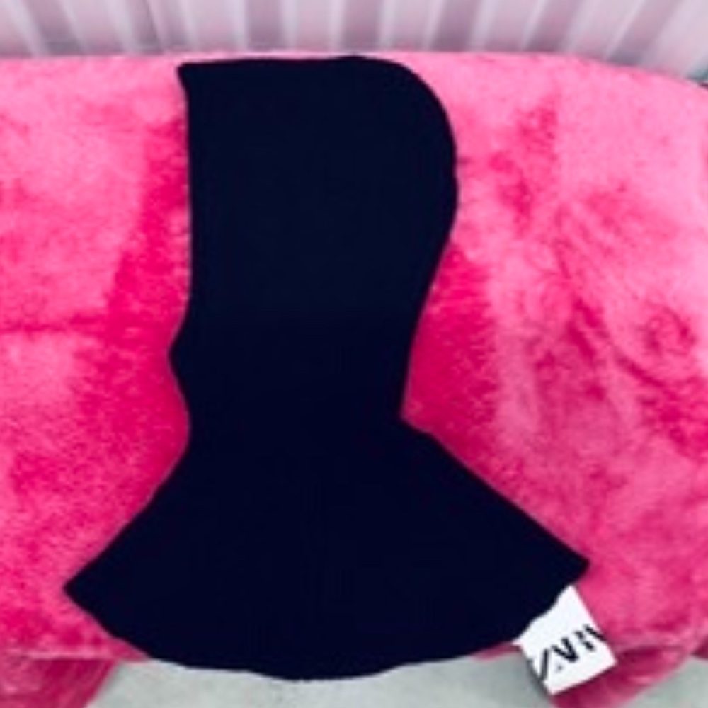 NWT ZARA Knit Hat Warmer Balaclava, OS